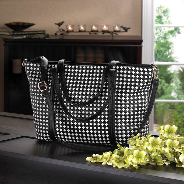 Checkered Tote Bag