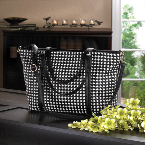 Checkered Tote Bag