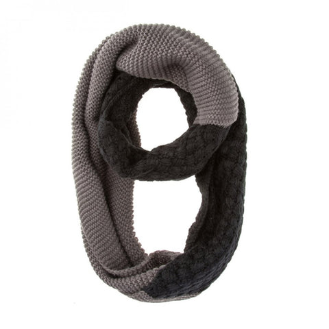 Francesca Black Infinity Scarf