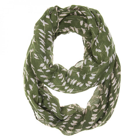 Perch Green Infinity Scarf