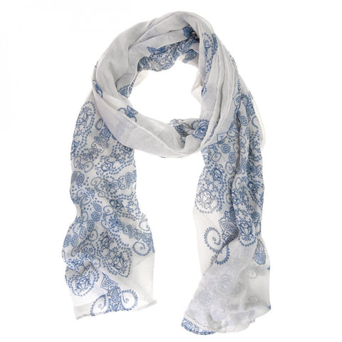 Illiad Blue Scarf