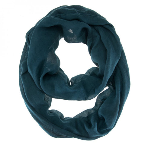 Dharma Teal Infinity Scarf