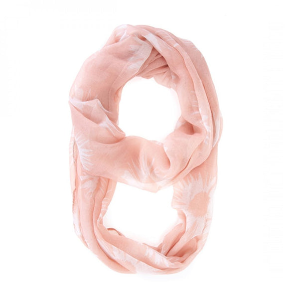 Splash Peach Infinity Scarf