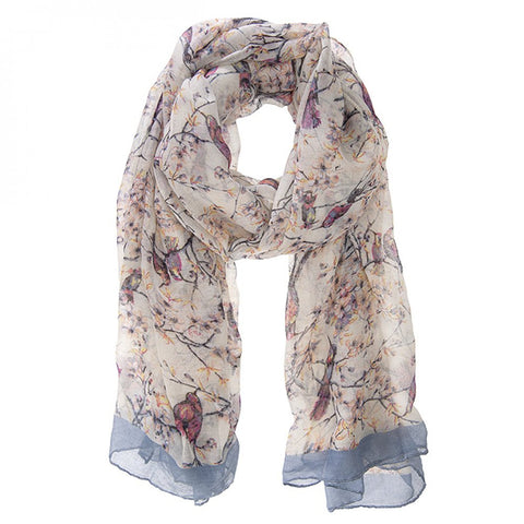 Birdie Off-white Scarf