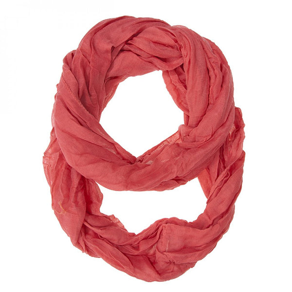 Coral Genevieve Infinity Scarf